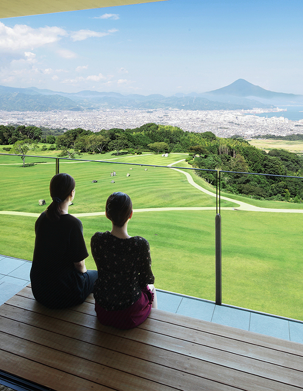 雄大な景色との一体感